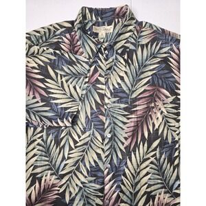 TORI RICHARD Men's XL Short Sleeve Shirt Floral‎ Tropical Beach Hawaiian -374
